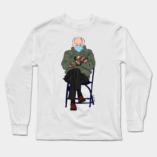 Mittens Bernie Long Sleeve T-Shirt